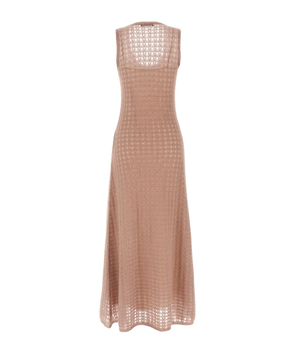 Open-Knit Maxi Dress