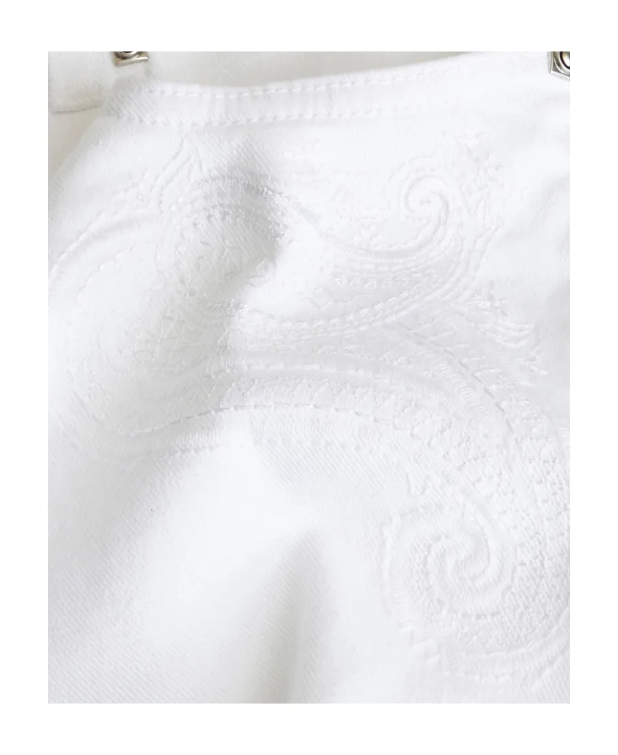 Button Detailed Straight Leg Jeans