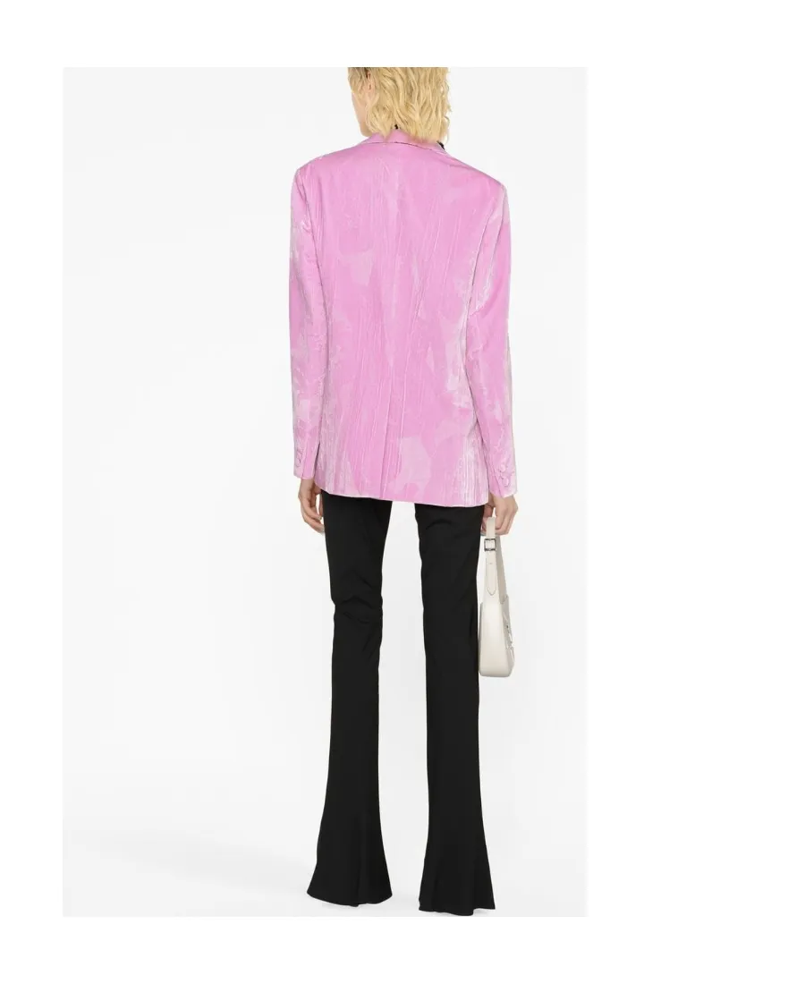 Maxi Paisley Pattern Velvet Jacket