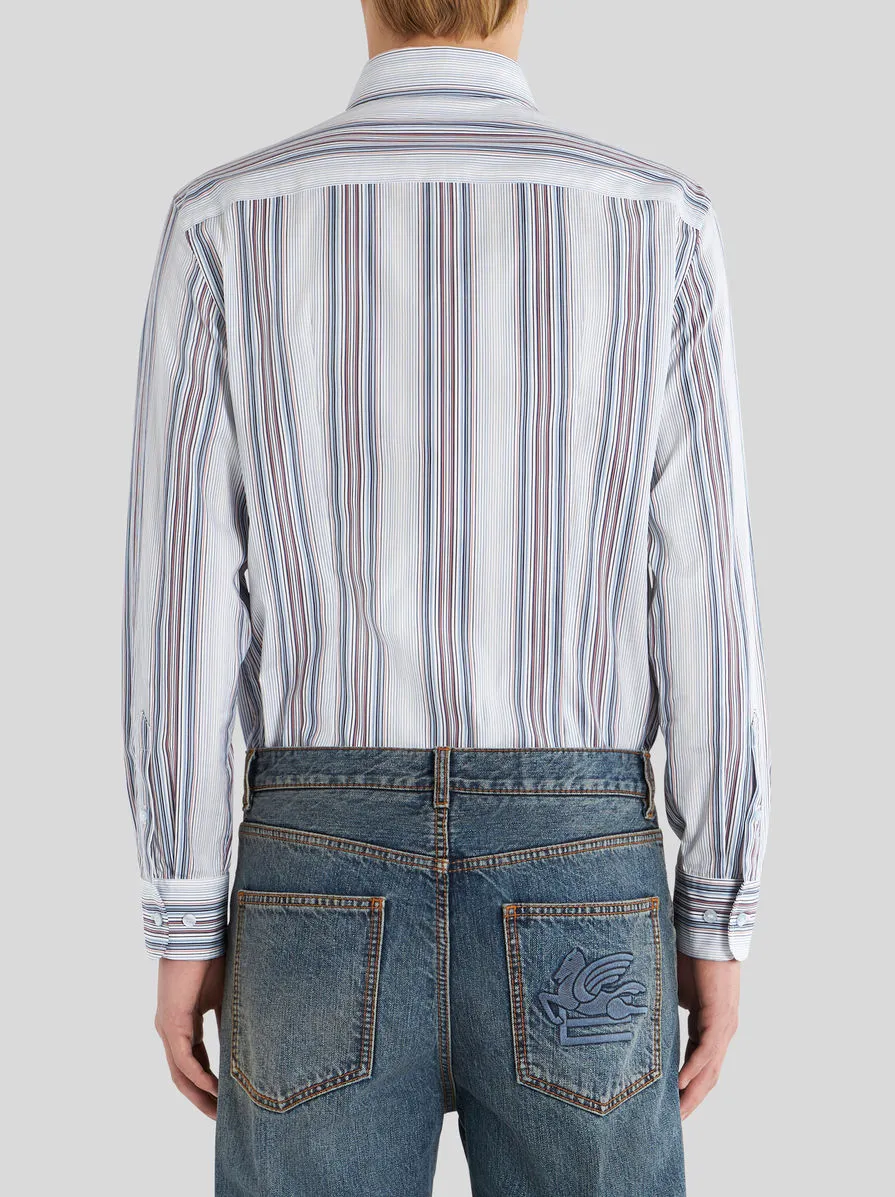 Striped Long-Sleeved Shirt