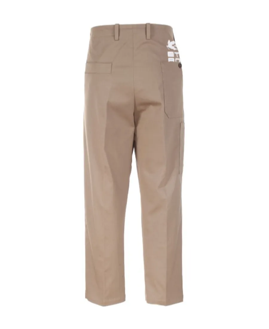 Logo Printed Tapered Pants