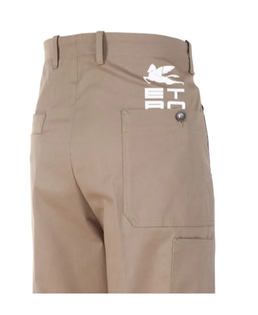 Logo Printed Tapered Pants