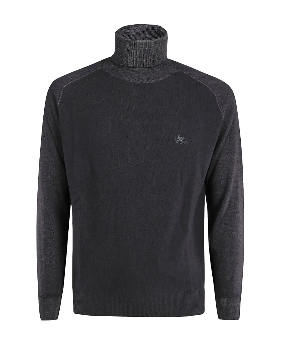 Logo Embroidered Knitted Sweater