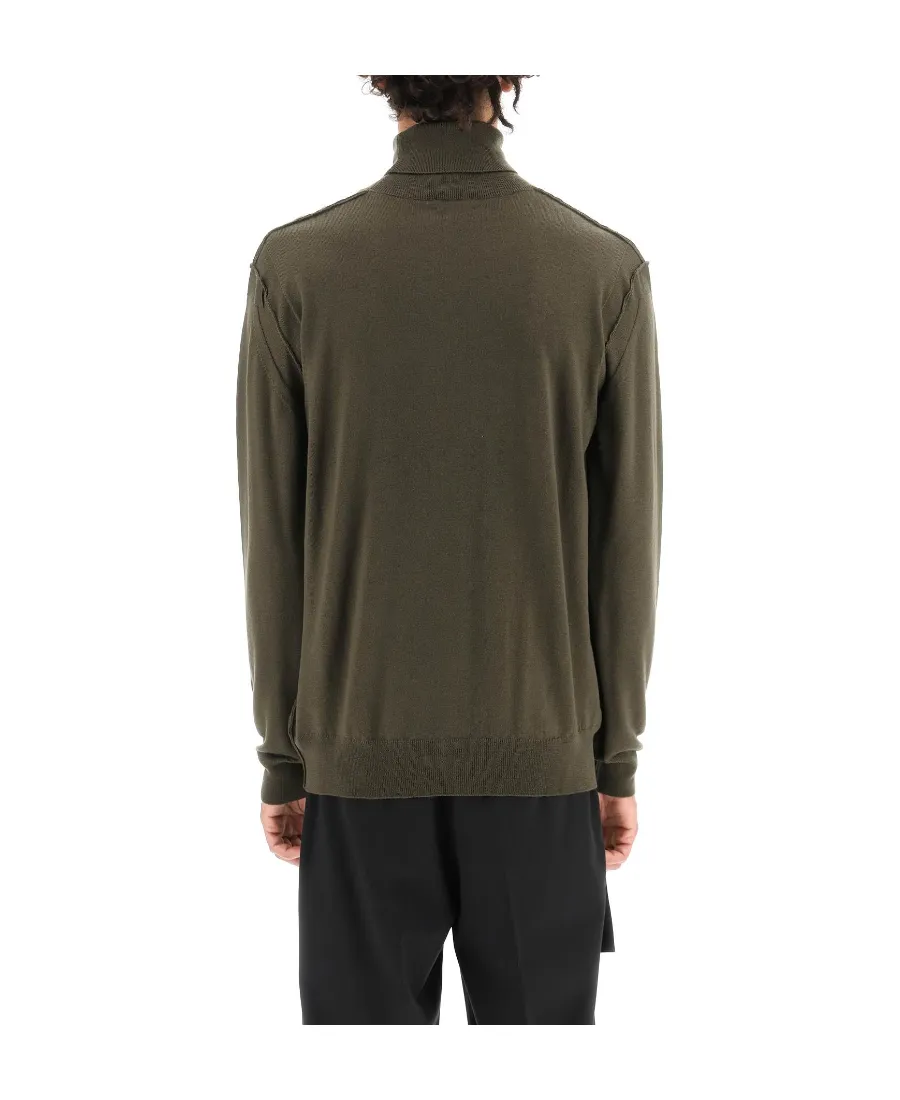 Logo-Embroidered Roll-Neck Jumper