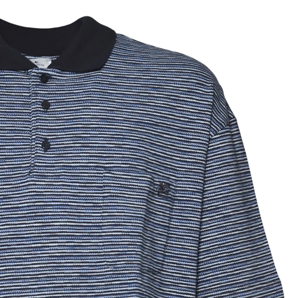 Striped Short Sleeved Polo Shirt