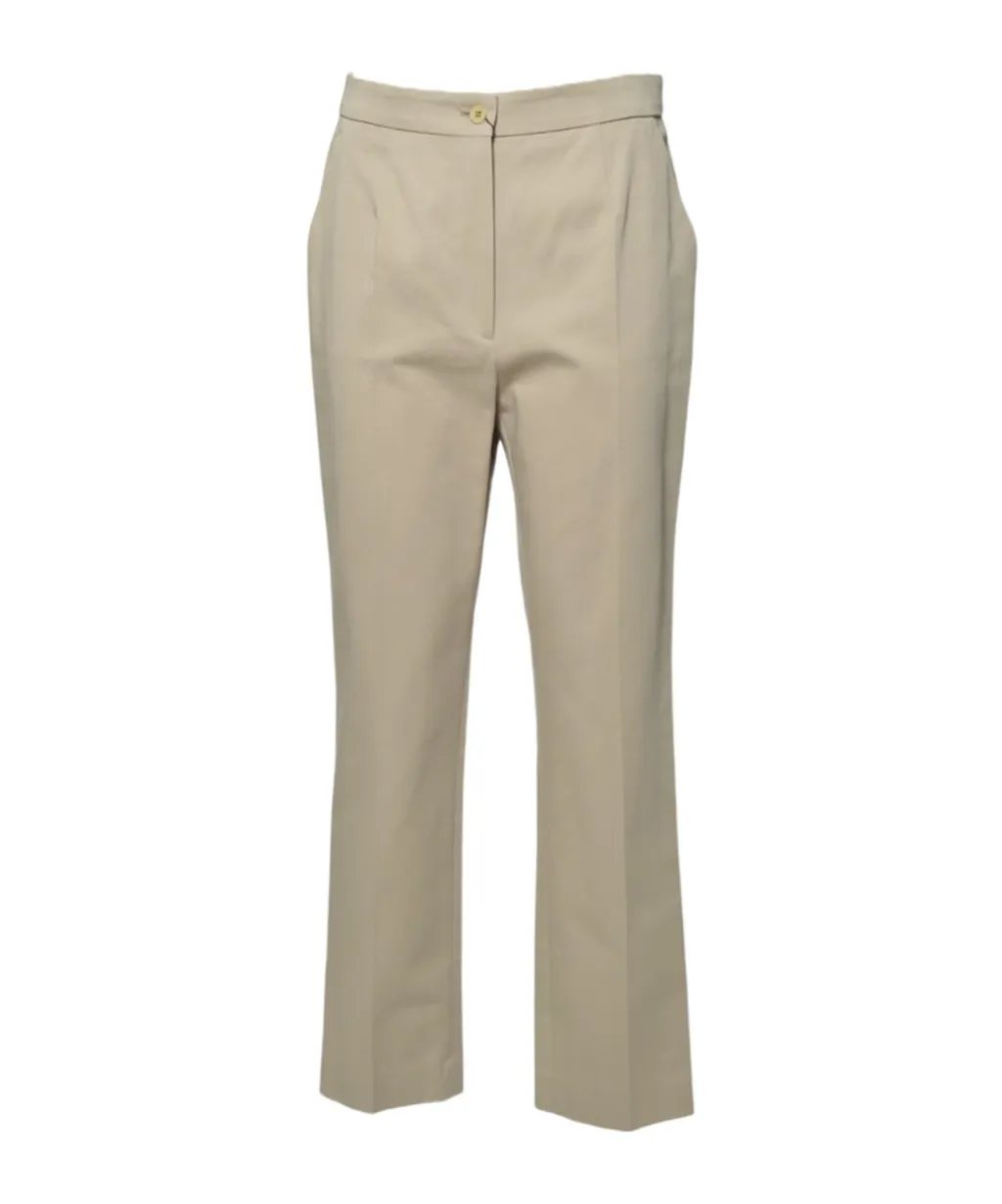 Straight-Leg Tailored Trousers