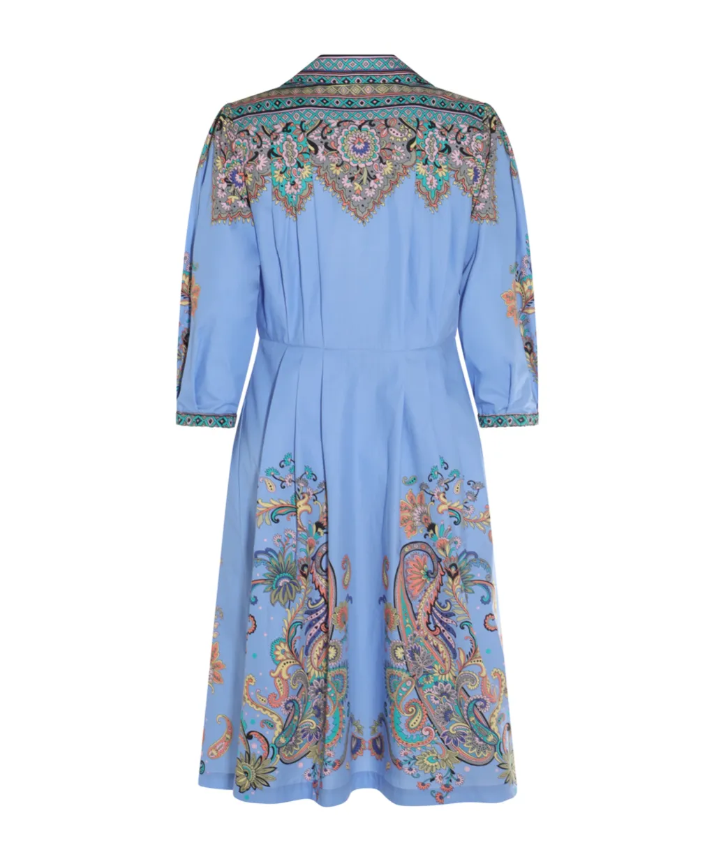 Paisley Printed Midi Dress