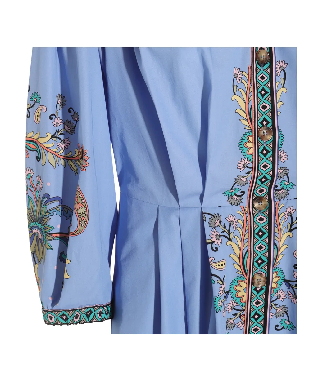 Paisley Printed Midi Dress