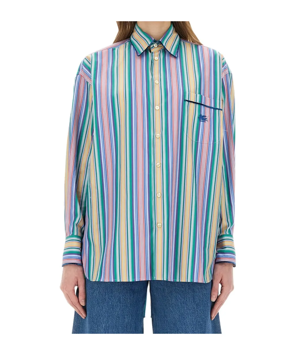Striped Buttoned Shirt