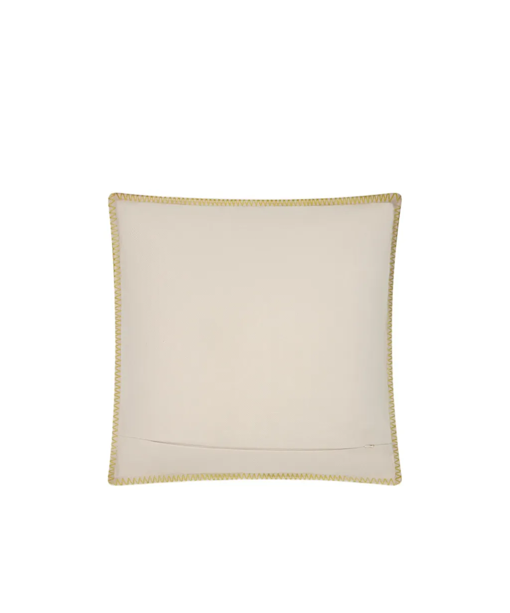 Cushion With Embroidered Pegaso And Logo