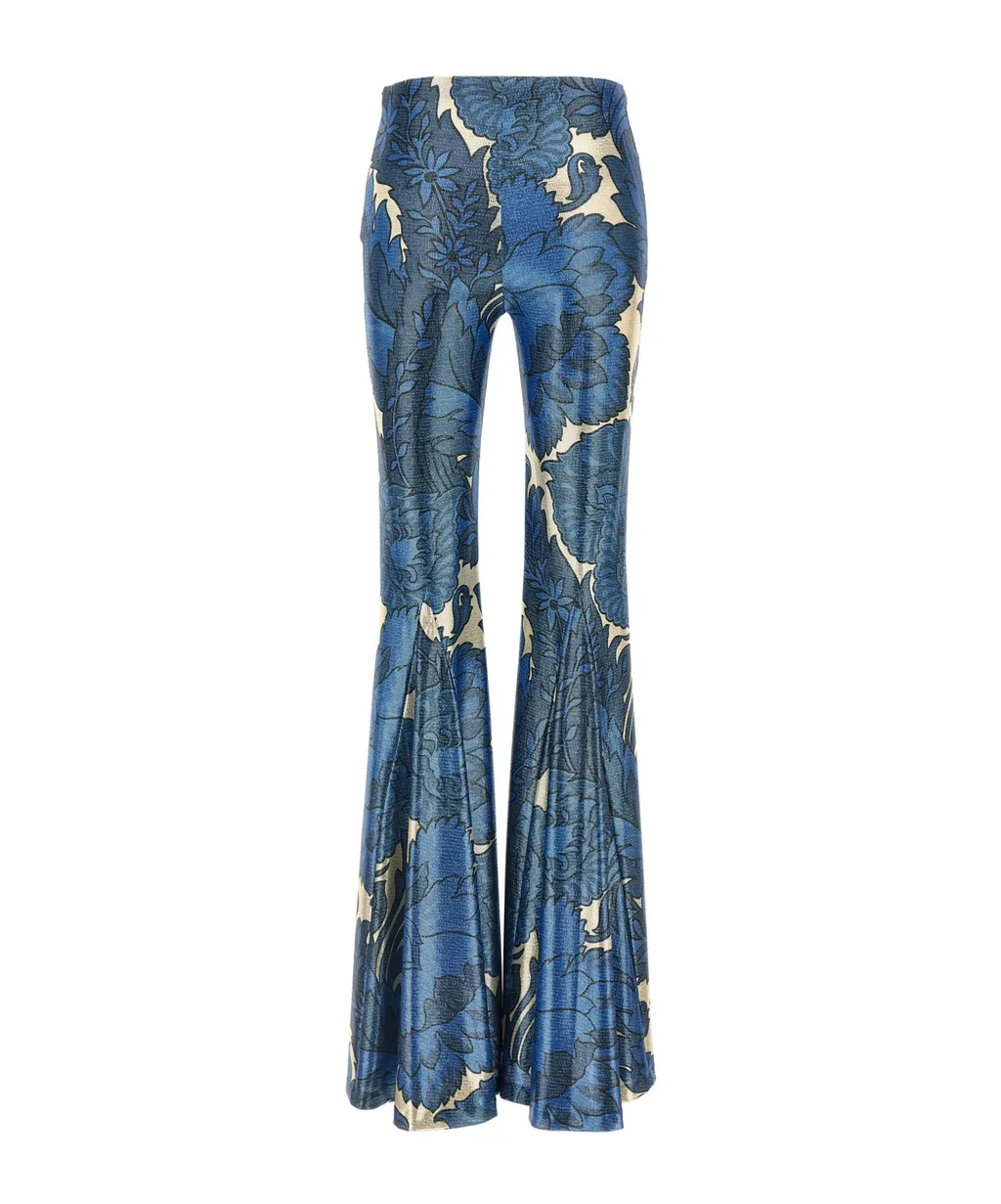 Floral Printed Flared Pants