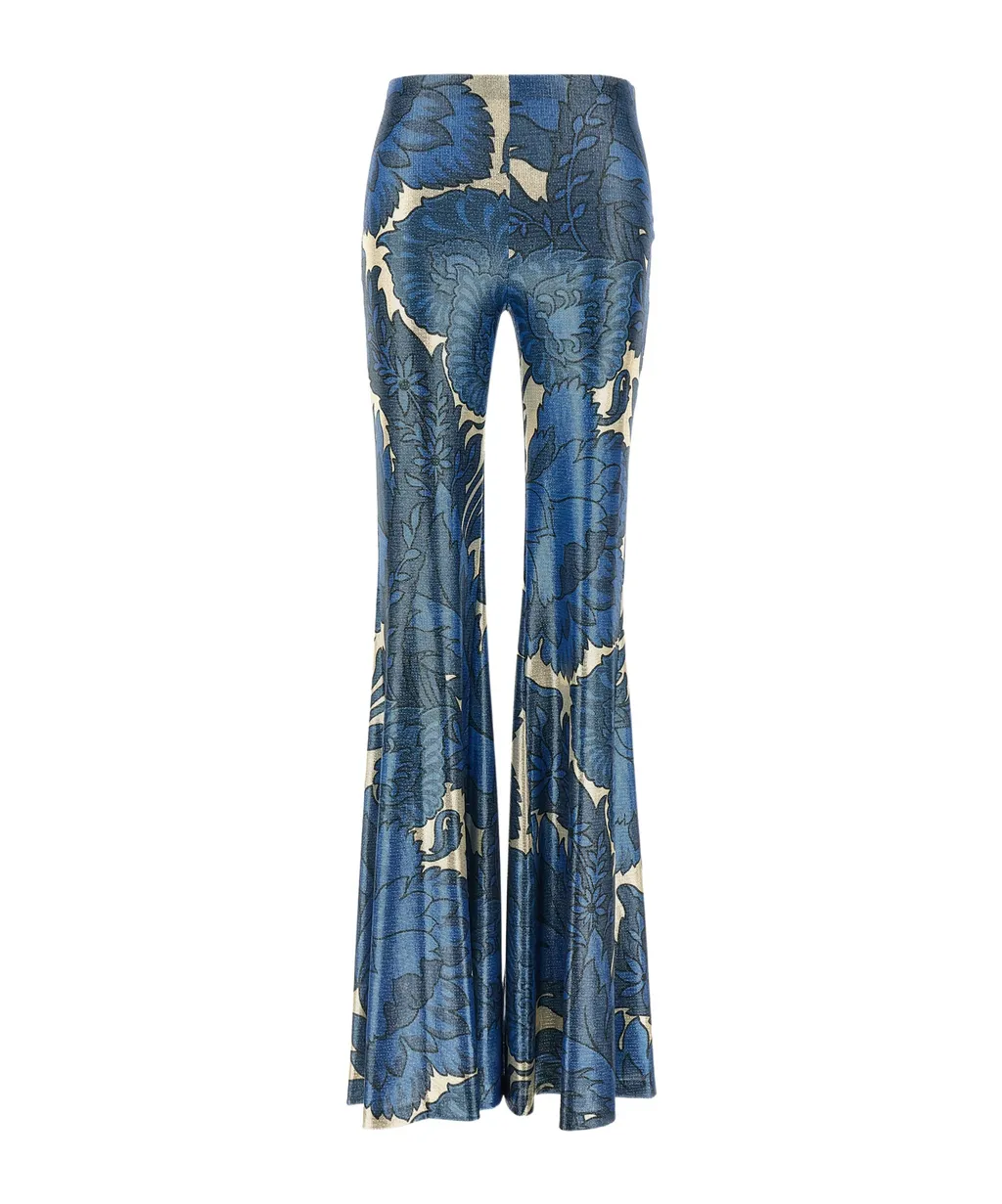 Floral Printed Flared Pants