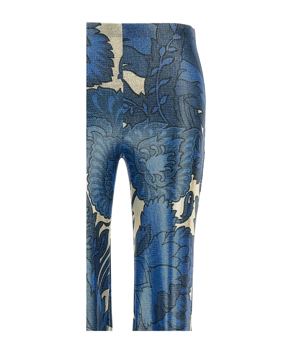 Floral Printed Flared Pants