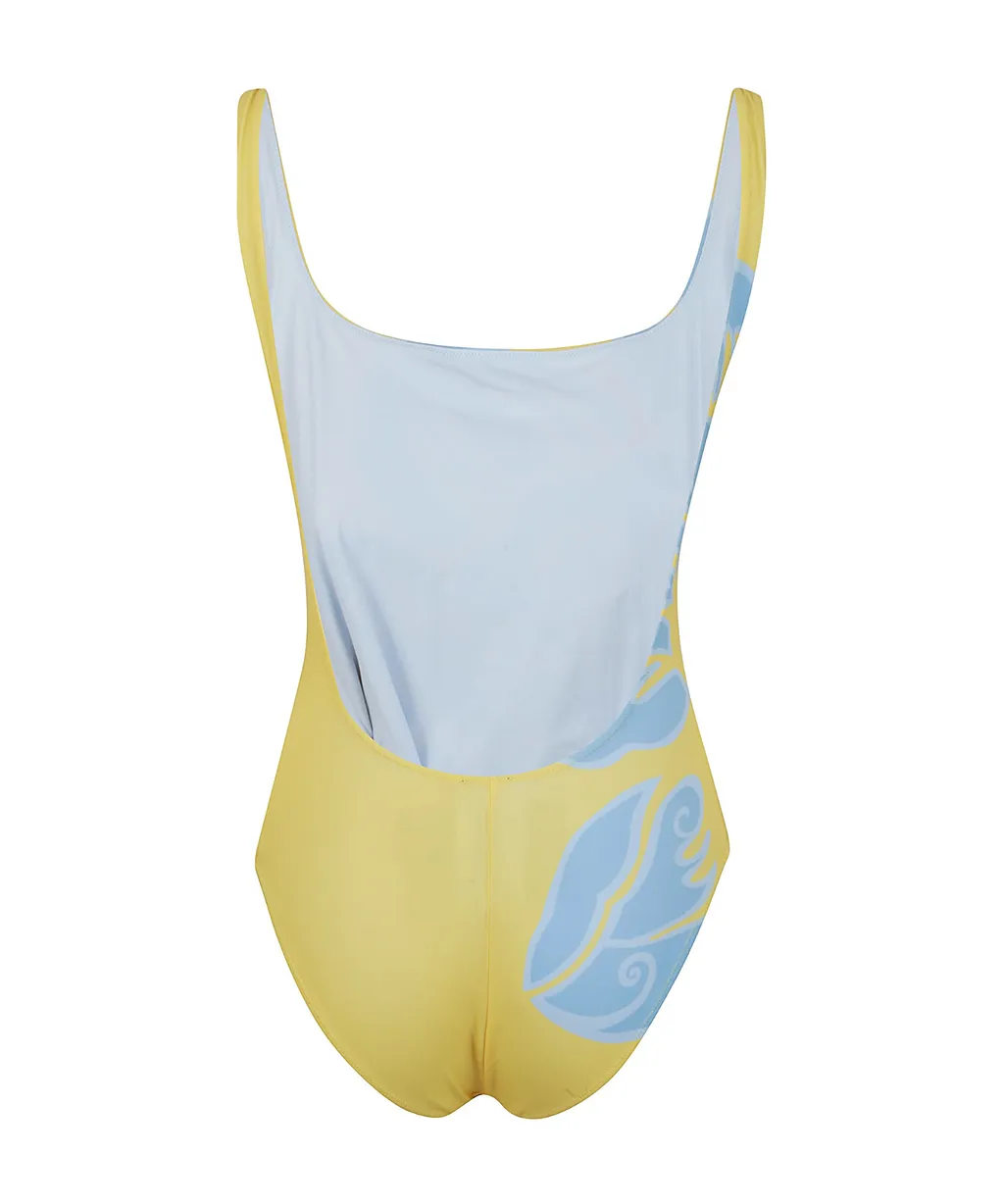 Floral Printed One-Piece Swimsuit