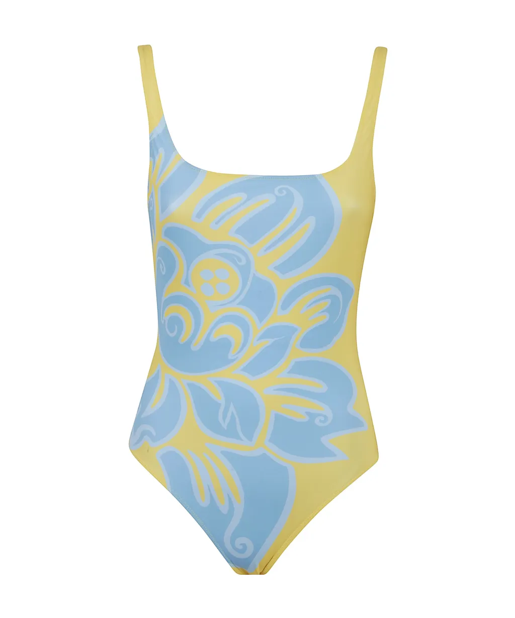 Floral Printed One-Piece Swimsuit