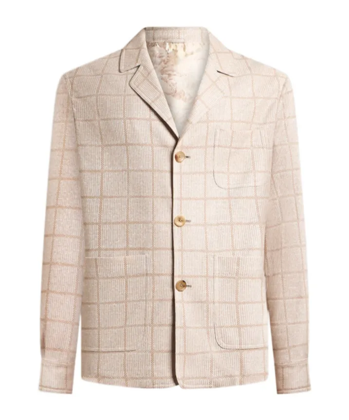 Check Pattern Shirt Jacket