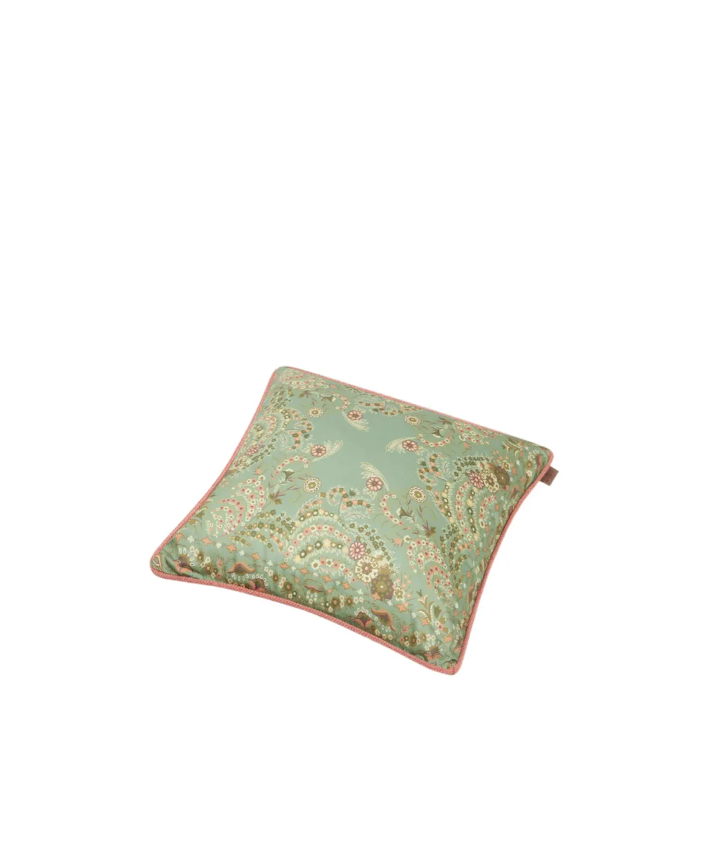 Floral Print Cotton Cushion
