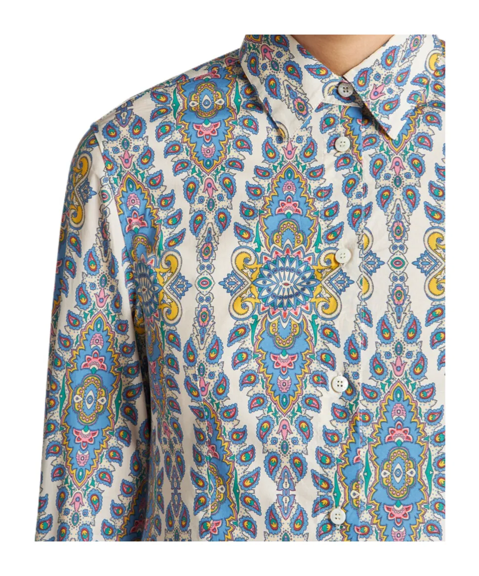 Paisley Printed Slim-Fit Shirt