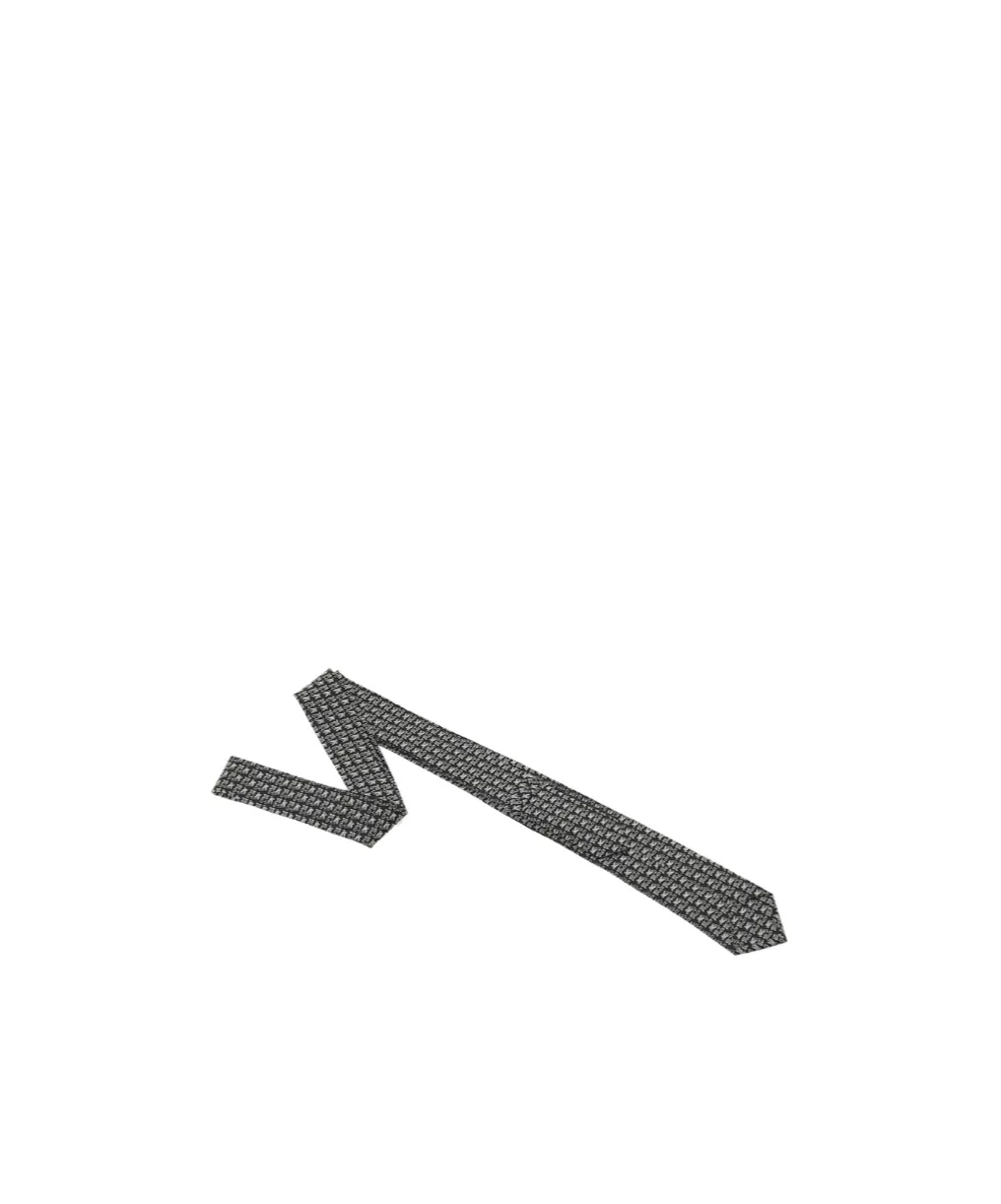 Logo-Jacquard Silk Tie