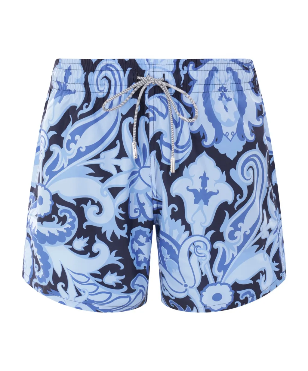 Summer Paisley Swim Shorts