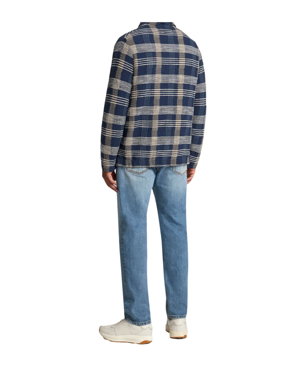 Checked Knitted Shirt