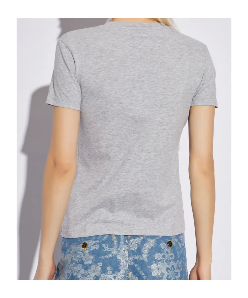 Pegaso Embroidered Crewneck T-Shirt