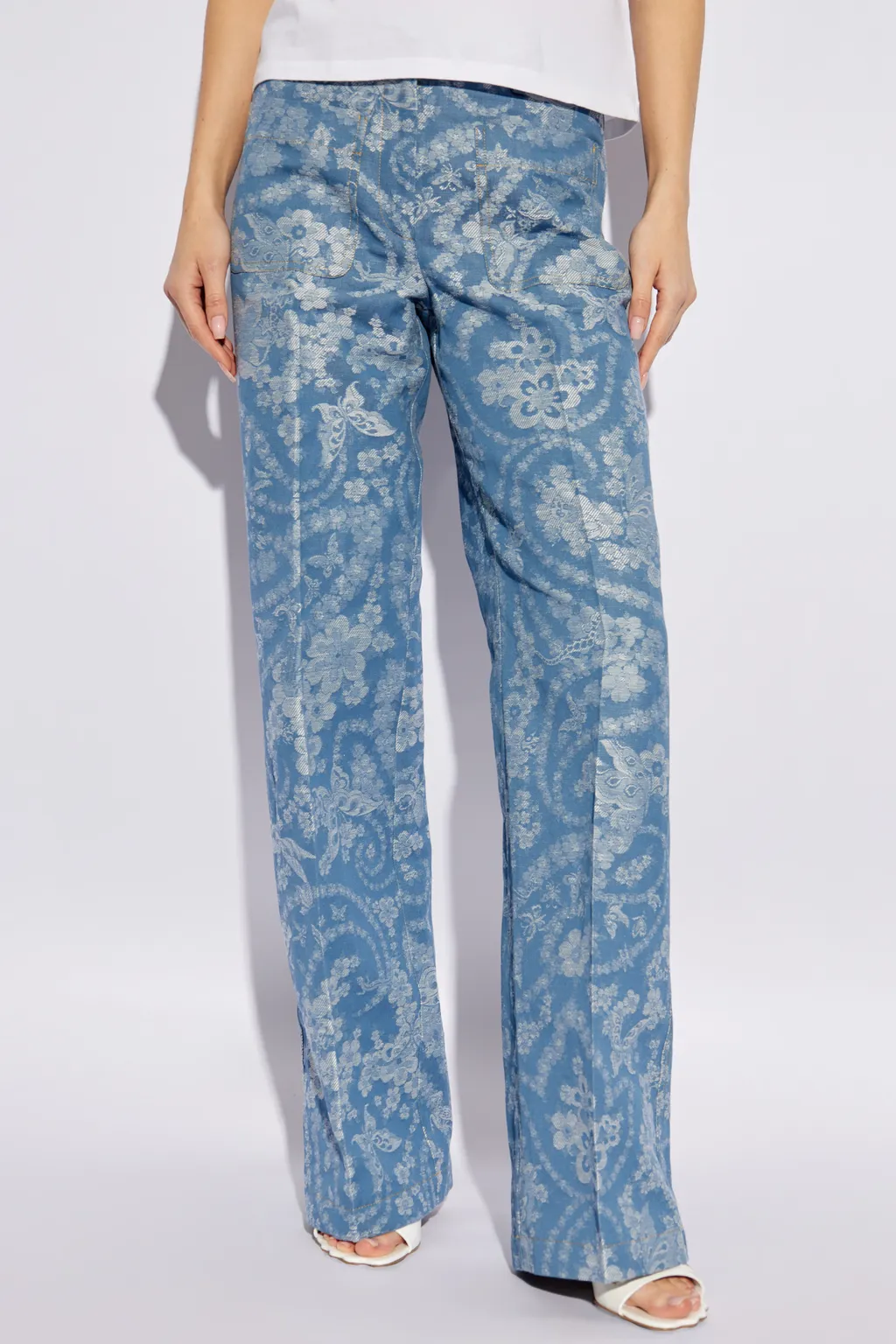 Floral Printed Trousers
