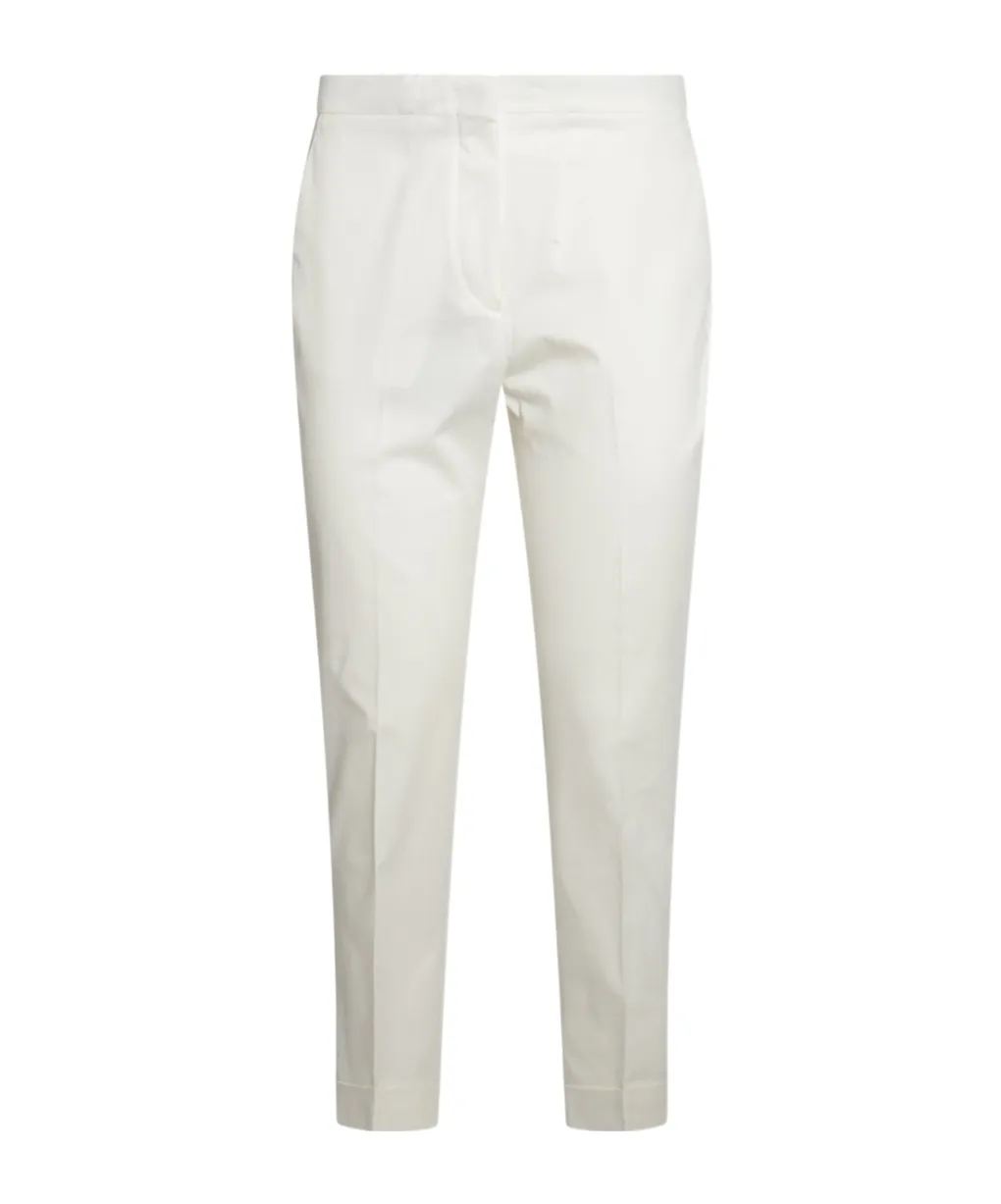Cropped Mid-Rise Trousers