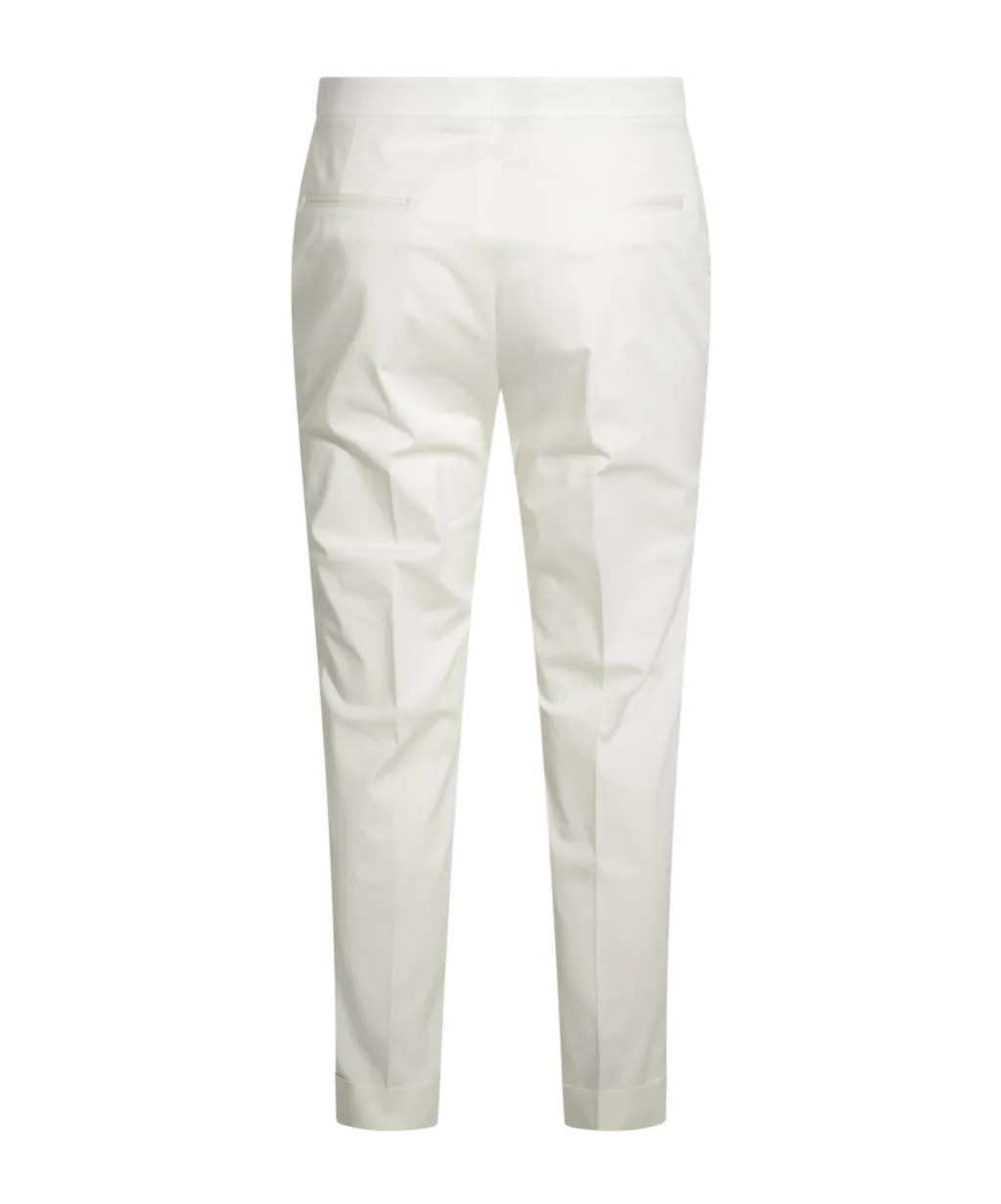 Cropped Mid-Rise Trousers