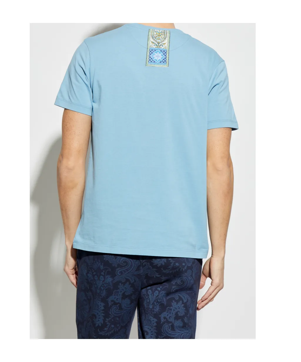 Logo Embroidered Crewneck T-Shirt