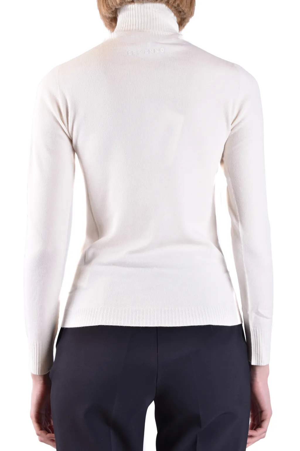 High-Neck Long-Sleeved Sweater