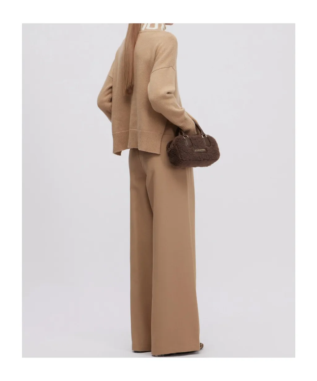 Pleat-Detail Trousers