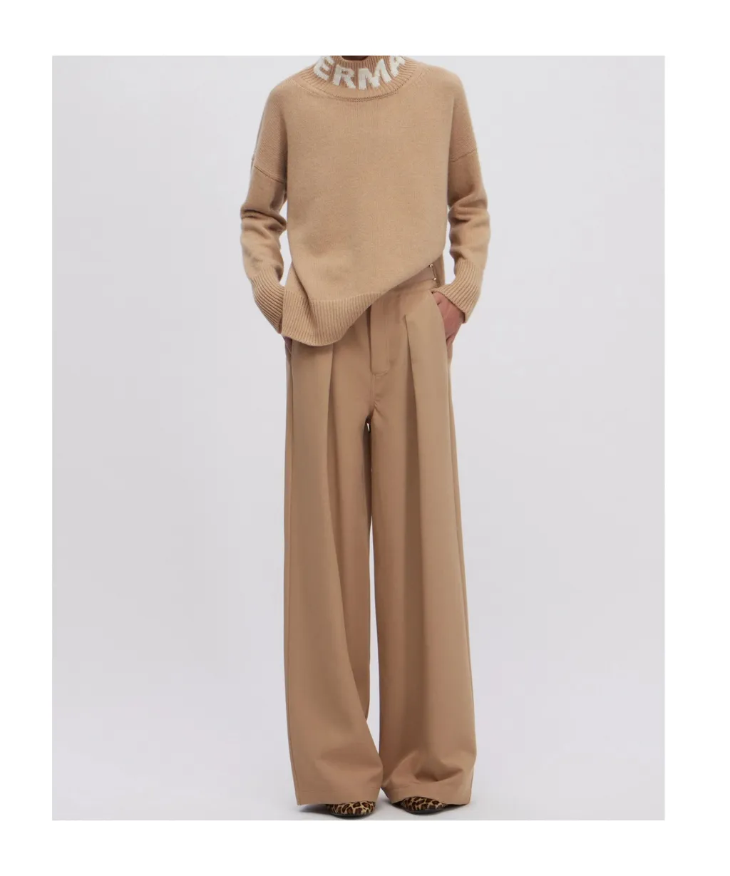 Pleat-Detail Trousers