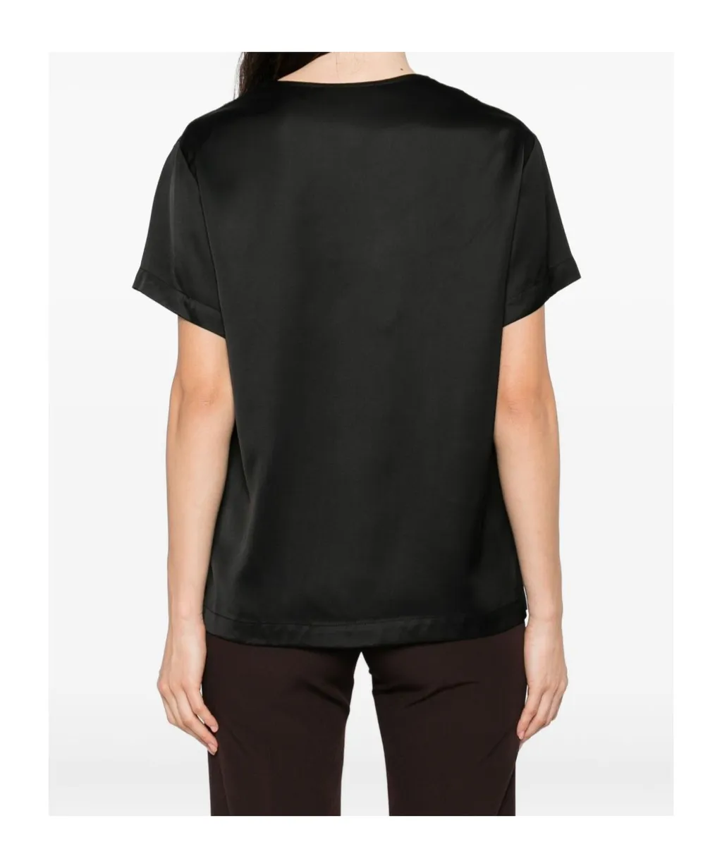 Lace-Insert Blouse