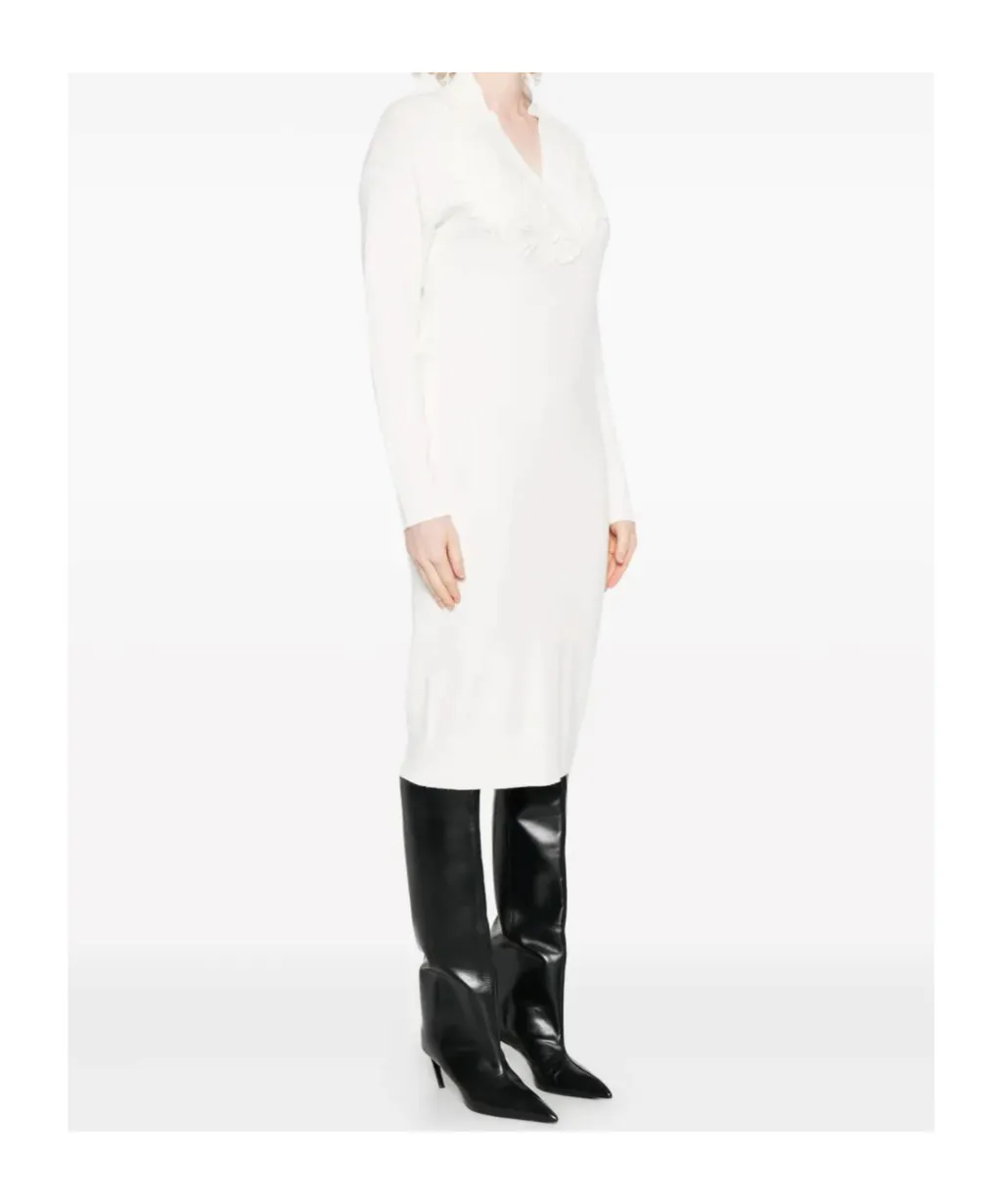 Embroidered-Appliqué Dress
