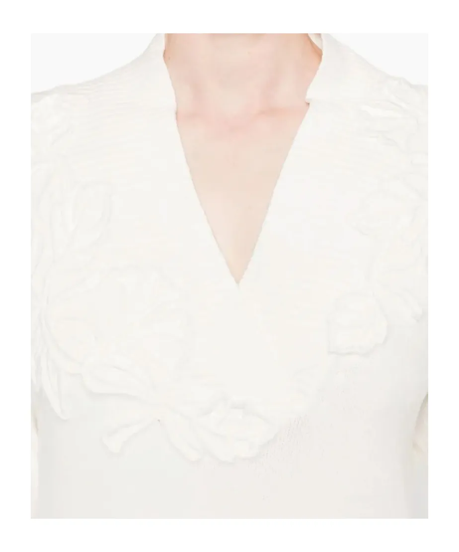 Embroidered-Appliqué Dress