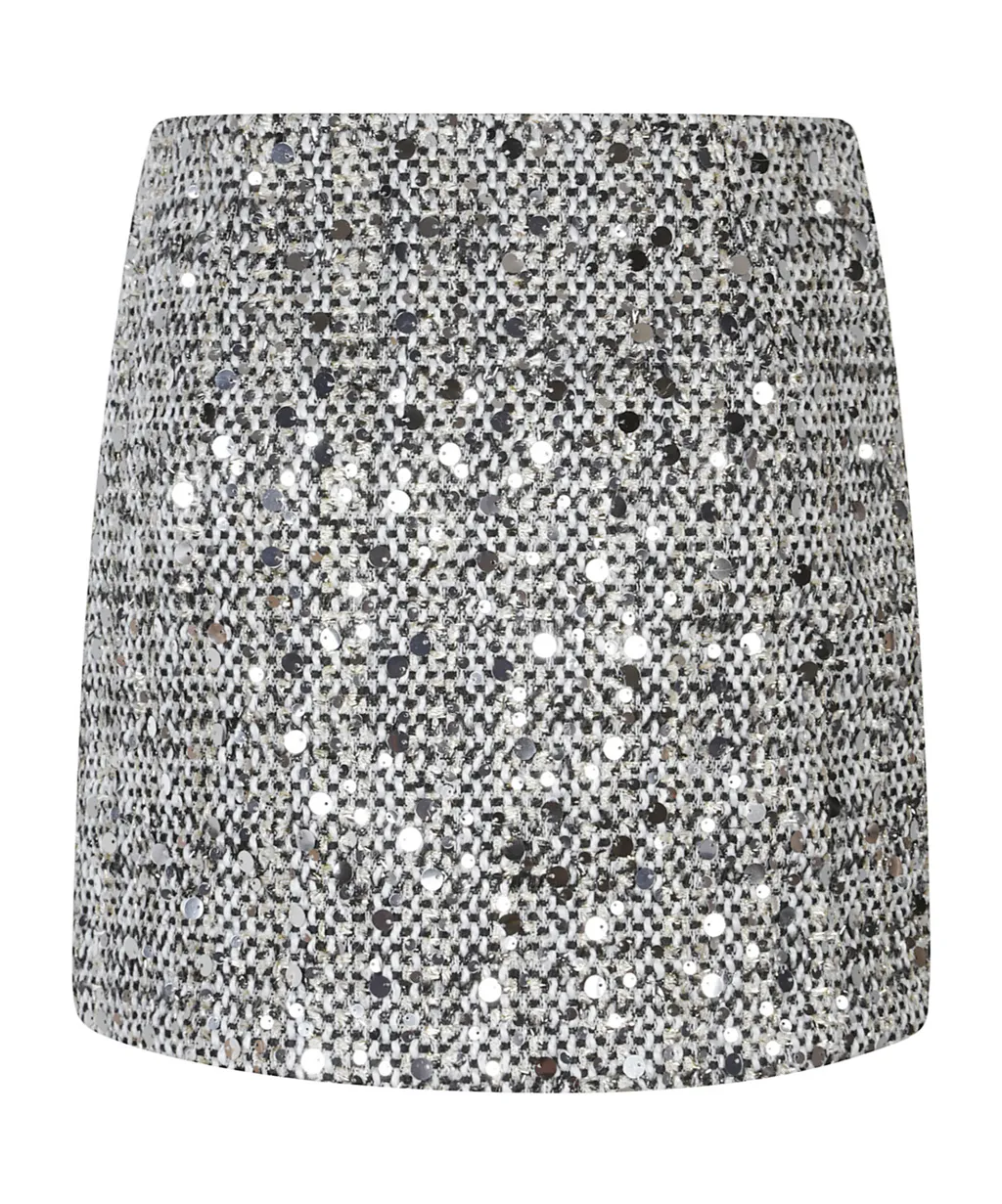 Sequined Mini Skirt