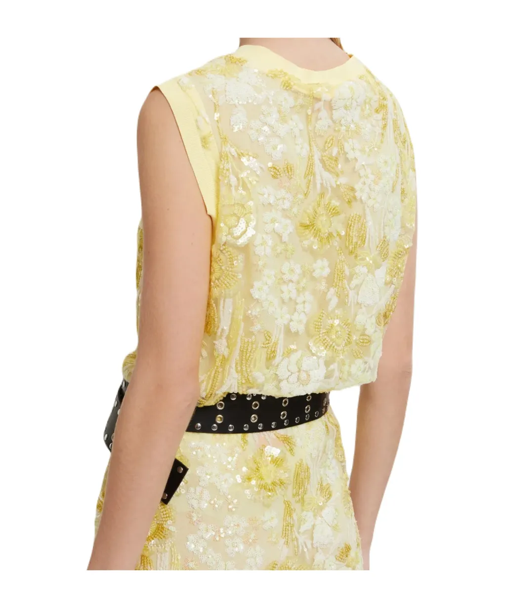 Round Neck Sleeveless Vest