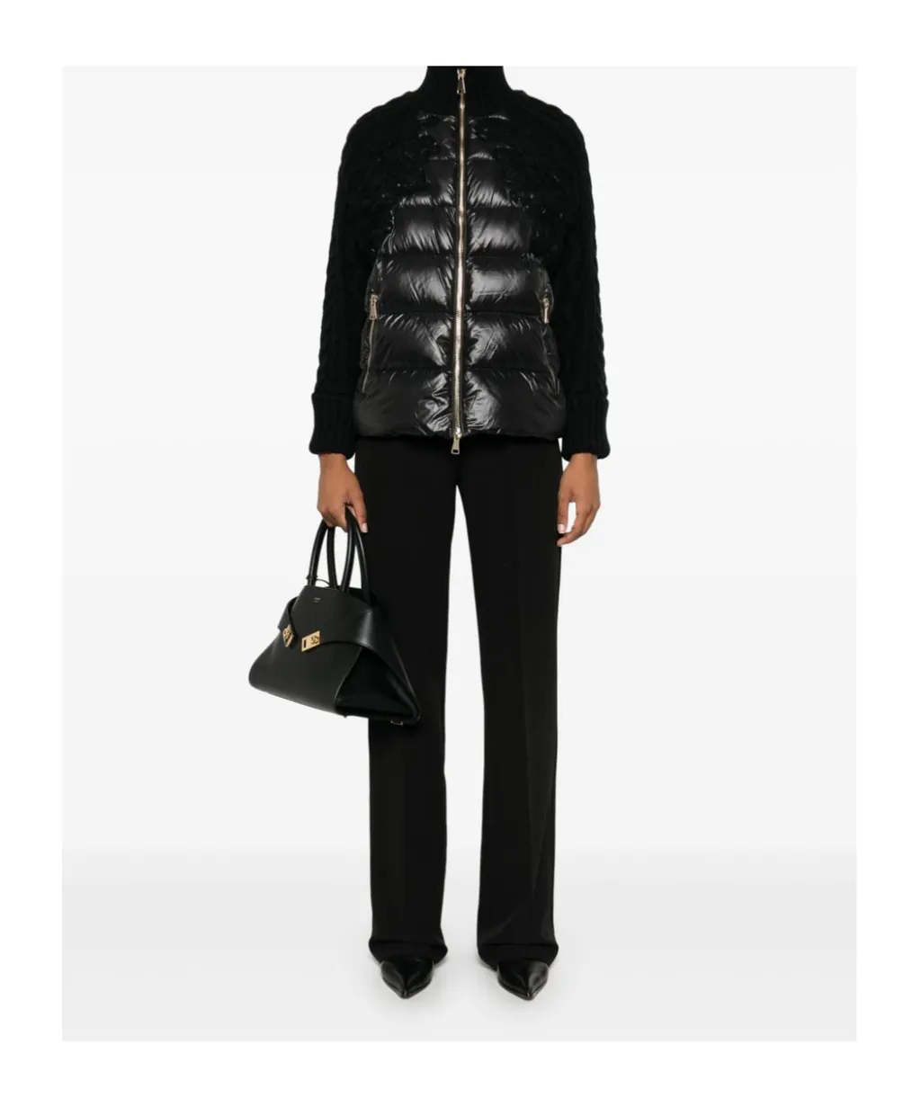 Logo-Waistband Cady Trousers