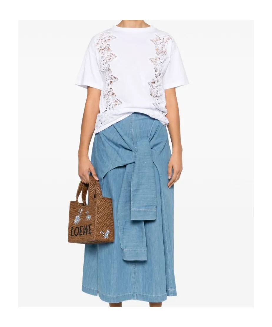 Lace-Detail T-Shirt