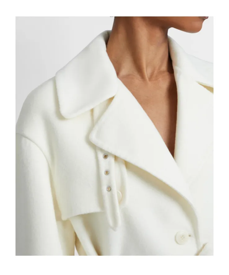 Single-Breasted Midi Tailored Coat