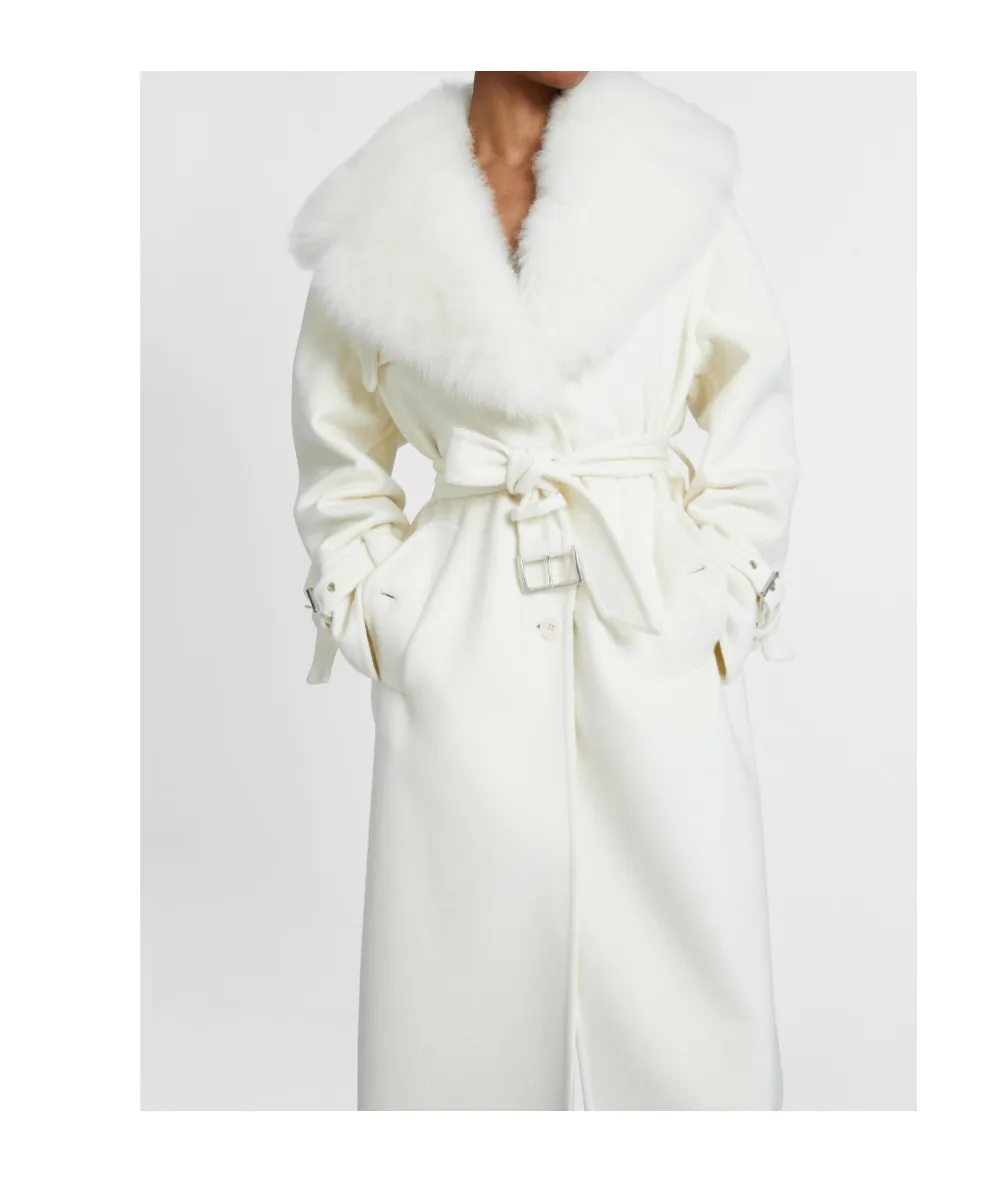 Single-Breasted Midi Tailored Coat