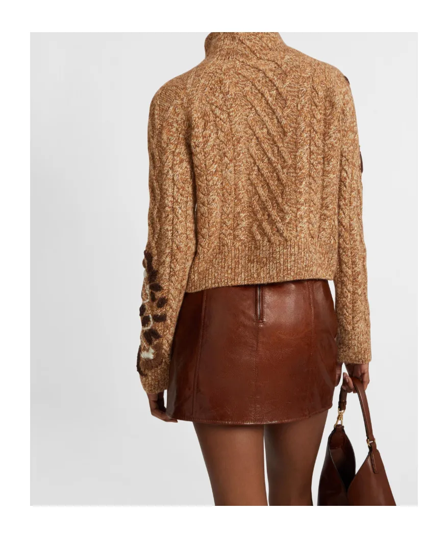 Glossy Leather Miniskirt