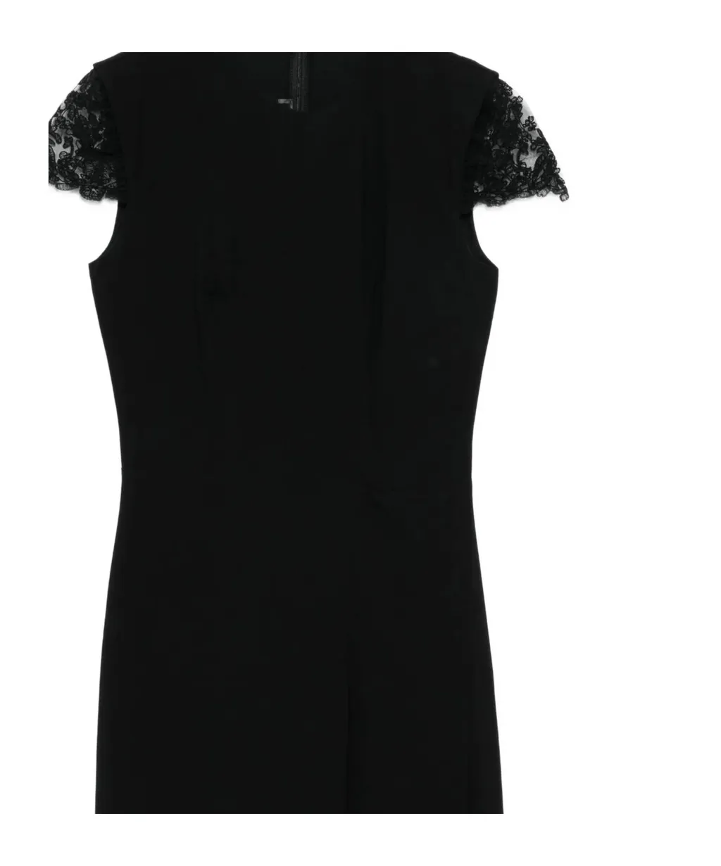 Lace-Trimmed Dress