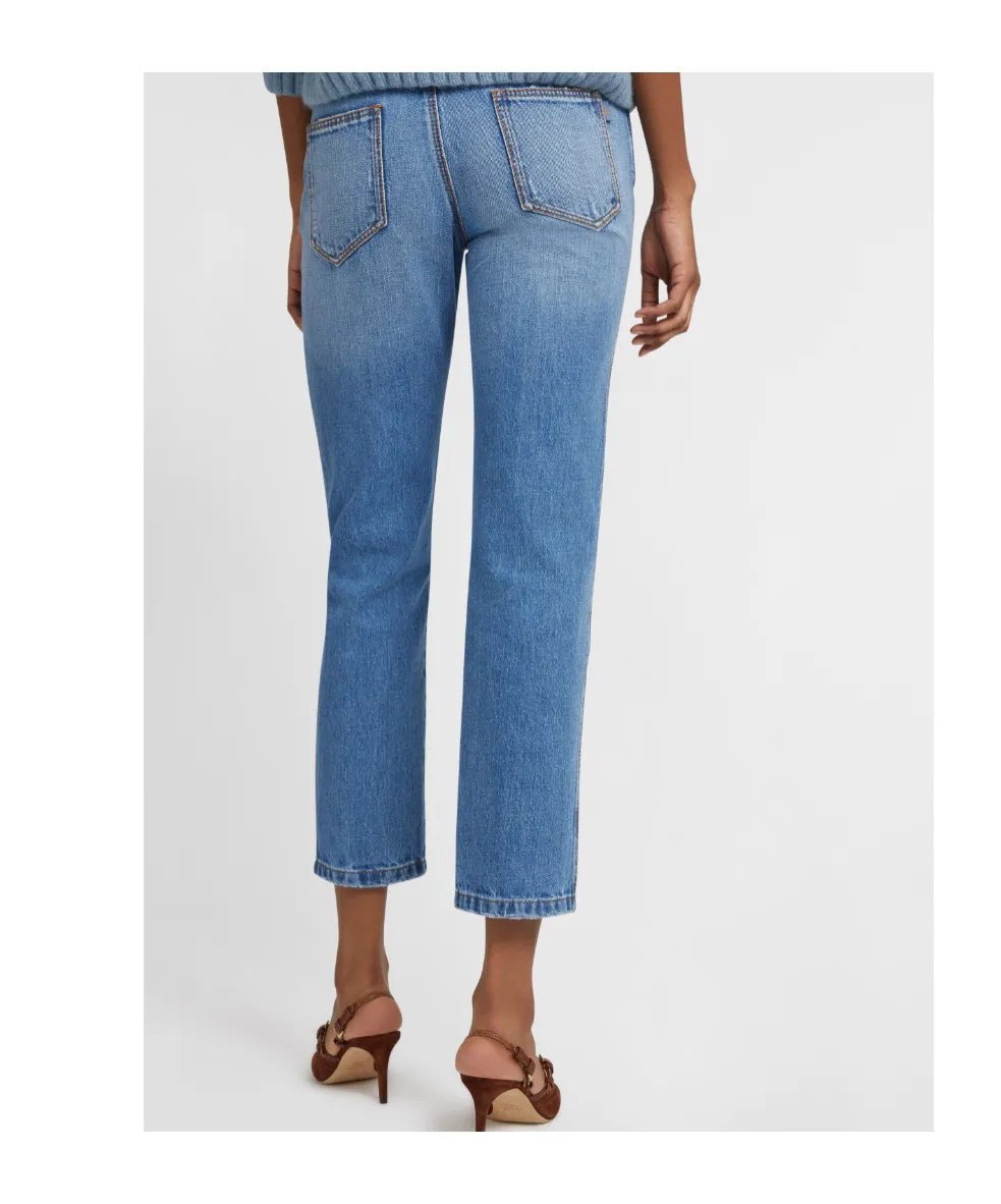 Rhinestone-Embellished Jeans
