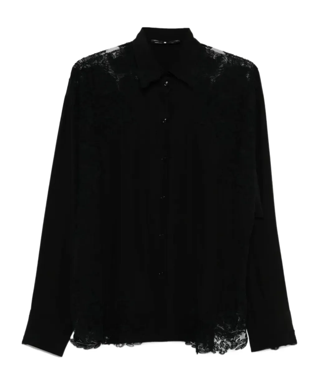 Lace-Trimmed Shirt