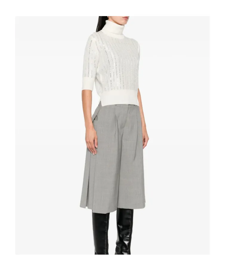 Short-Sleeved Sweater