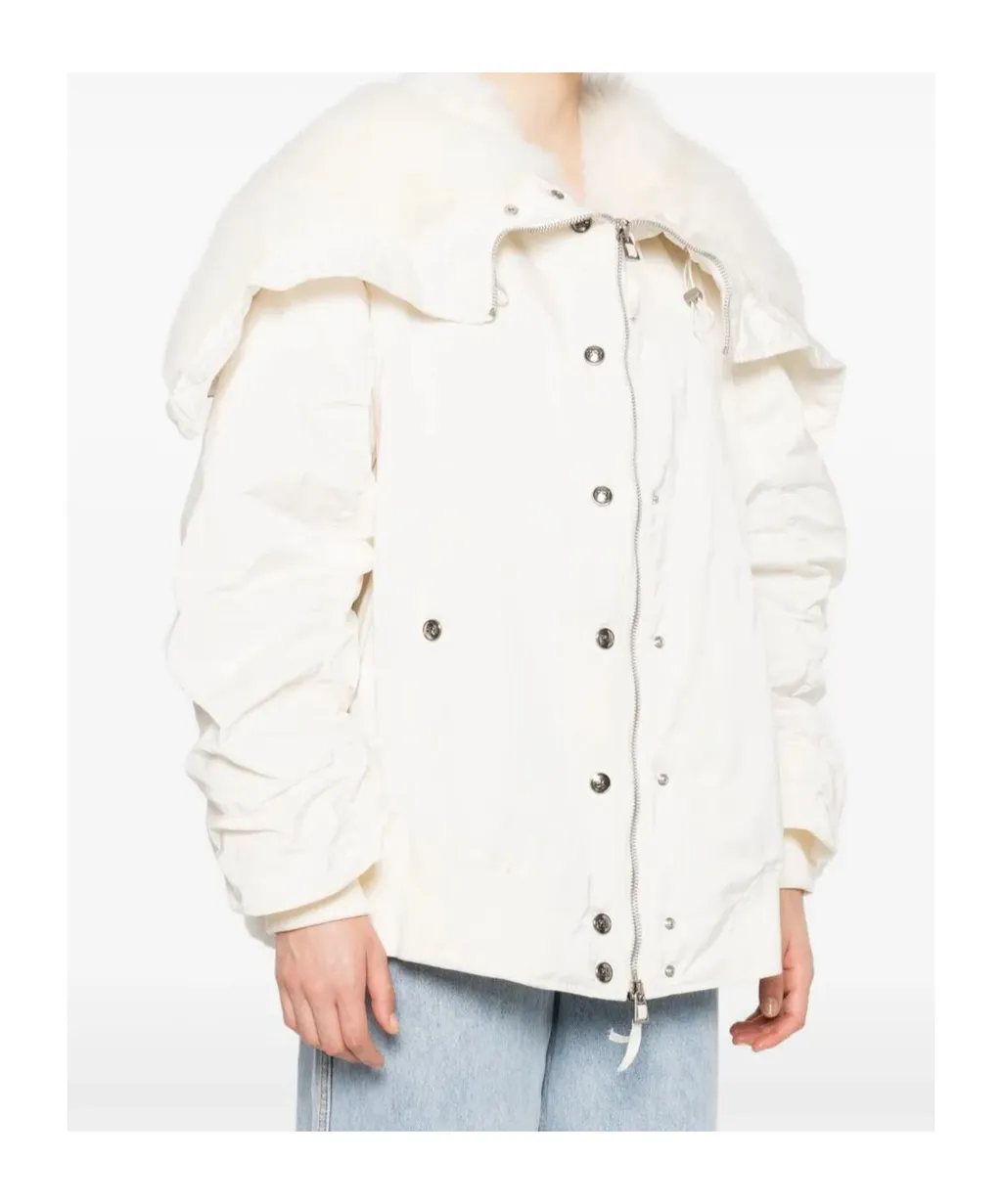 Fur-Trimmed Puffer Jacket