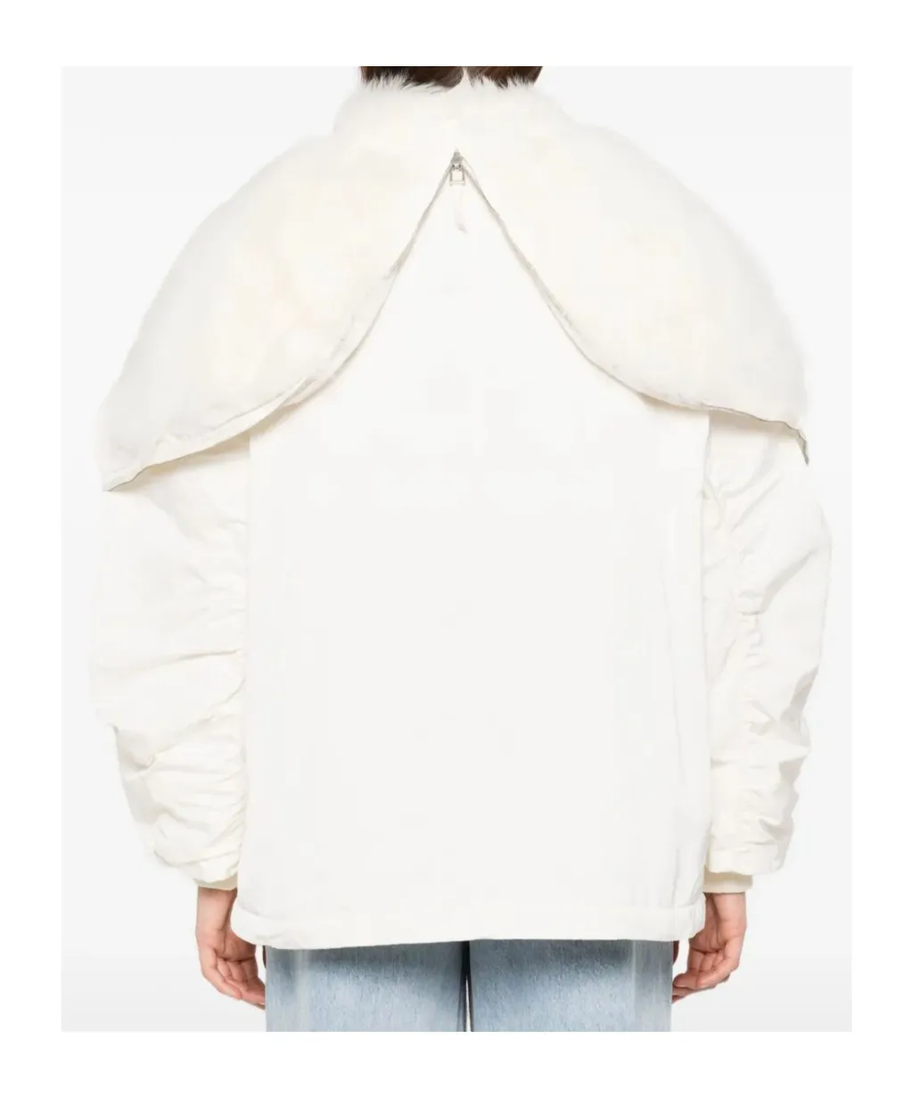Fur-Trimmed Puffer Jacket