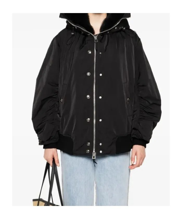 Hooded Bomber Jacket